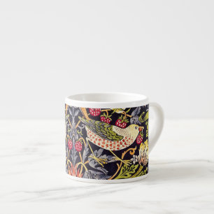 Art nouveau för blommigt för William Morris Espressomugg