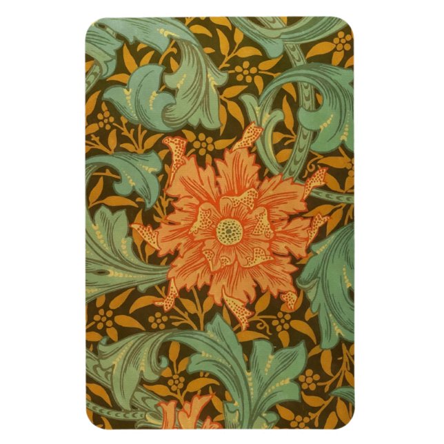 Art nouveau för mönster för William Morris Magnet (Vertikal)
