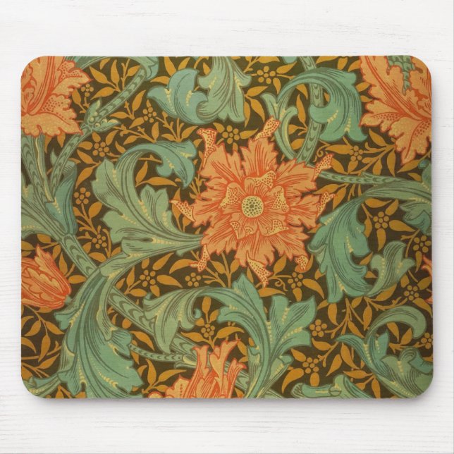 Art nouveau för mönster för William Morris Musmatta (Framsidan)