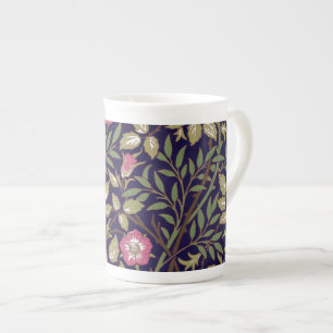 Art nouveau för William Morris söt Briarblommigt Benporslin Mugg