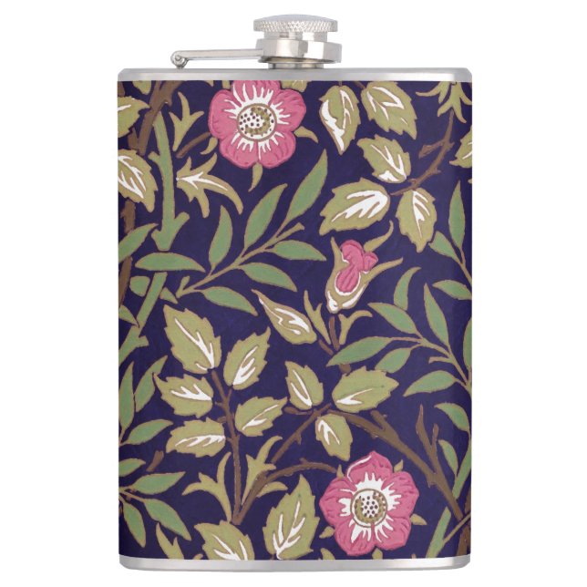 Art nouveau för William Morris söt Briarblommigt Fickplunta (Framsidan)