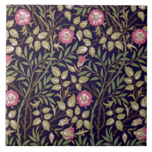 Art nouveau för William Morris söt Briarblommigt Kakelplatta
