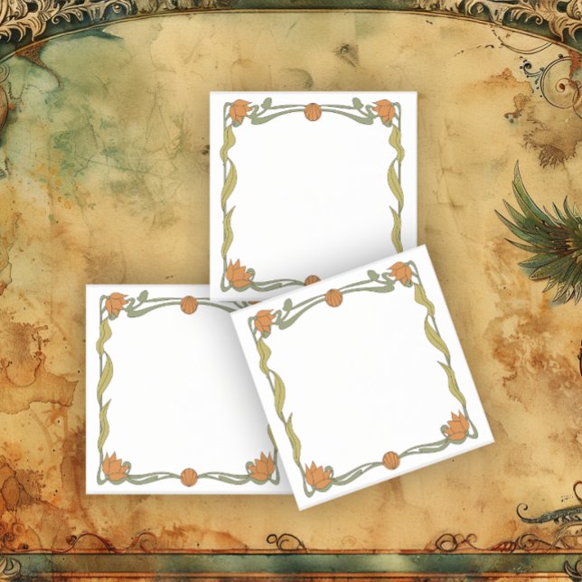 Art Nouveau Förtrollande  Post-it Block (Skapare uppladdad)