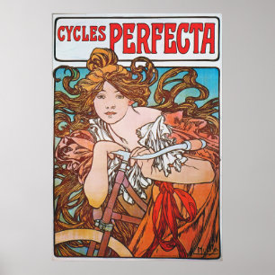 Art nouveau Fransk Cycle Ad Poster
