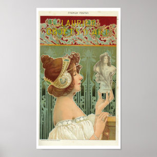 Art nouveau Fransk konst av henri livemont Poster