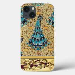 Art nouveau fribos, verneuil blue
