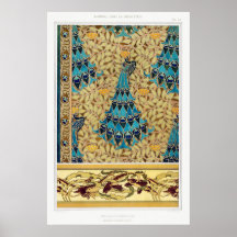 Art nouveau fribos, verneuil blue