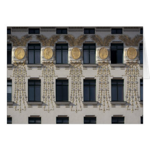 Art nouveau Front Hälsningskort