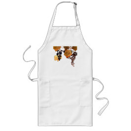 Art nouveau Frost Grapes Långt Förkläde