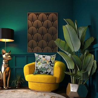 Art Nouveau Garden Muse Design Kudde