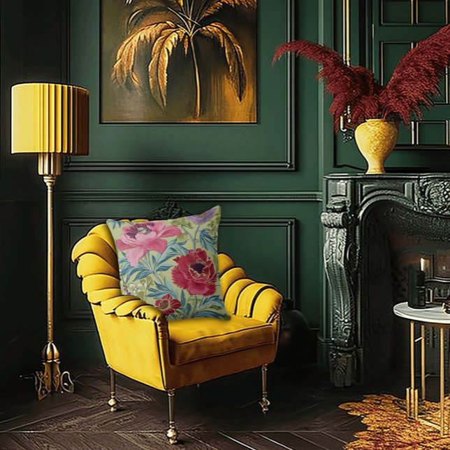 Art Nouveau Garden Muse Design Kudde (Skapare uppladdad)