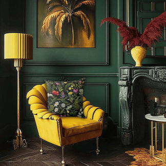 Art Nouveau Garden Muse Design Kudde