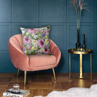 Art Nouveau Garden Muse Design Kudde