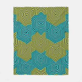 Art Nouveau Geometric Pattern  Fleecefilt