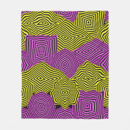 Art Nouveau Geometric Pattern  Fleecefilt