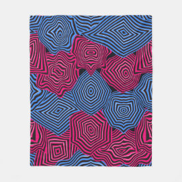 Art Nouveau Geometric Pattern  Fleecefilt