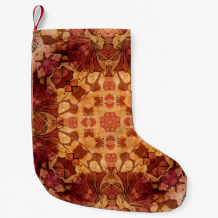 art nouveau geometrisk dekorativ vintage mönster liten julstrumpa