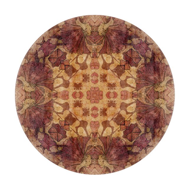 Art nouveau geometriska, dekorativa mönster. (Framsidan)
