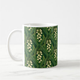 Art nouveau giftig liljekonvalj kaffemugg