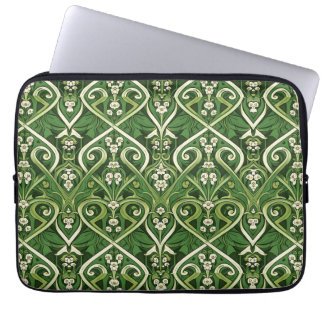 Art nouveau giftig liljekonvalj laptop fodral