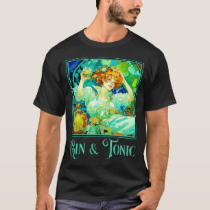 Art nouveau Gin & Tonic T Shirt