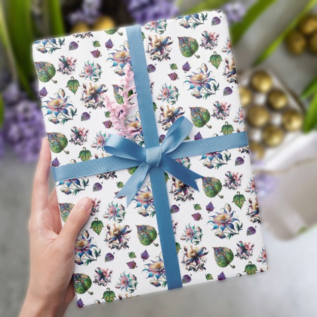 Art nouveau-glasblommor, Påsk Presentpapper (Skapare uppladdad)