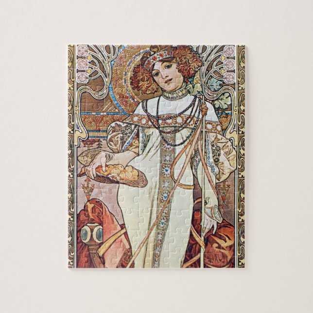 Art nouveau Goddess Pussel (Vertikal)