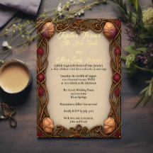 Art nouveau Gräns & Foil Lettering -