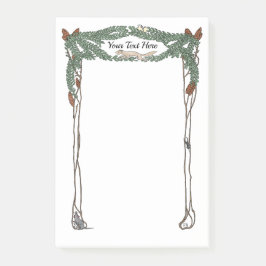 Art nouveau-Gräs-containrar som är klassificerade  Post-it Block