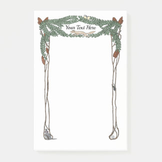 Art nouveau-Gräs-containrar som är klassificerade  Post-it Block