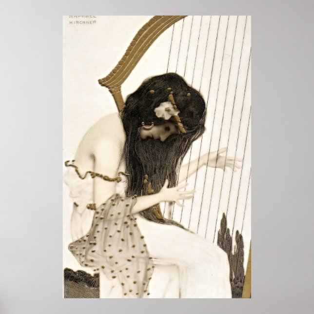 Art nouveau - Grekiska Vintage affisch (Framsidan)