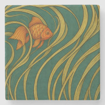 Art Nouveau Guldfisk