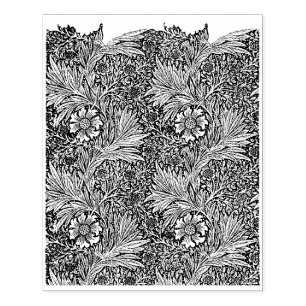 Art nouveau gummi frimärke stämpel