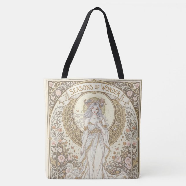 Art Nouveau-handväskan - Matkasse Tygkasse (Framsida)