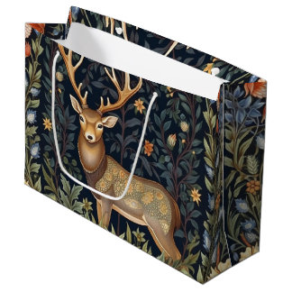 Art nouveau hjort i trädgården