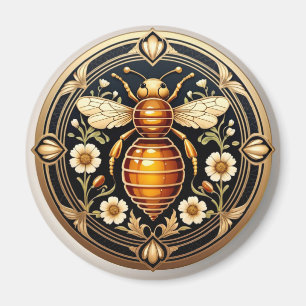 Art Nouveau Honungsbi Magnet