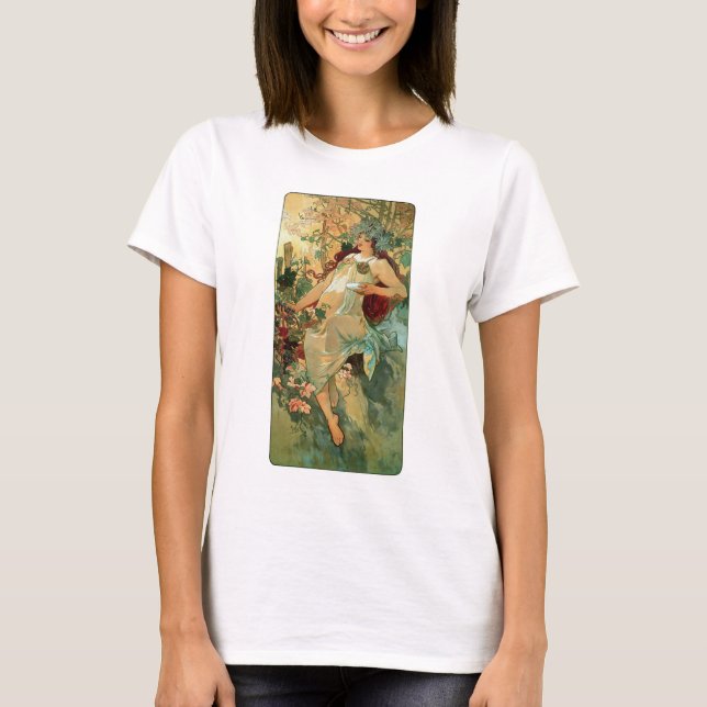 Art nouveau ~ Hösten av Alphonse Mucha Tröja (Framsida)