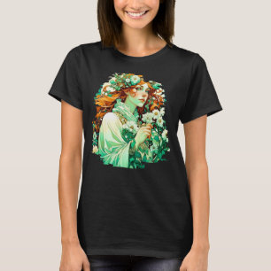 Art nouveau Imbolc Celtic Vår T Shirt
