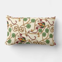 Art Nouveau-inspirerad blomsterdesign