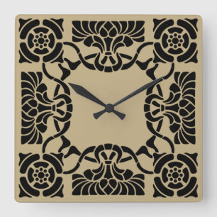 Art Nouveau-inspirerad klocka