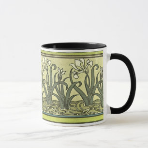 Art nouveau Irises - Mugg