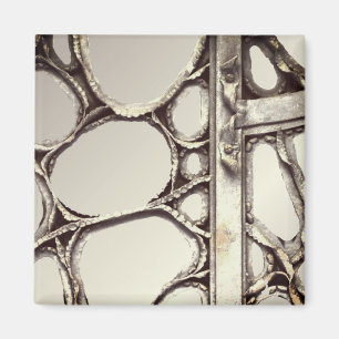 Art nouveau järn grind-dörrens antoni gaudi elegan magnet