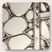 Art nouveau järn grind-dörrens antoni gaudi elegan