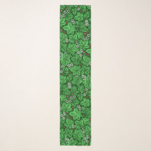 Art nouveau Jordgubbar och Löv, Emerald Grönt Sjal