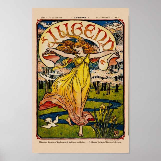 Art nouveau - Jugend Poster (Framsidan)