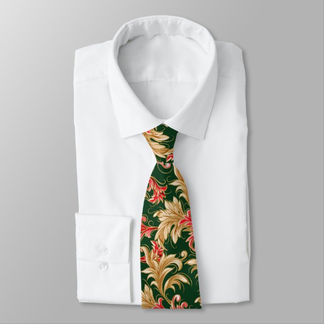 Art nouveau jul Löv Neck Tie Slips (Bunden)