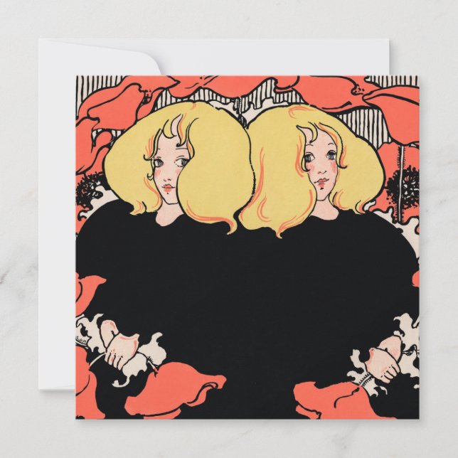 Art nouveau julkort (Framsida)