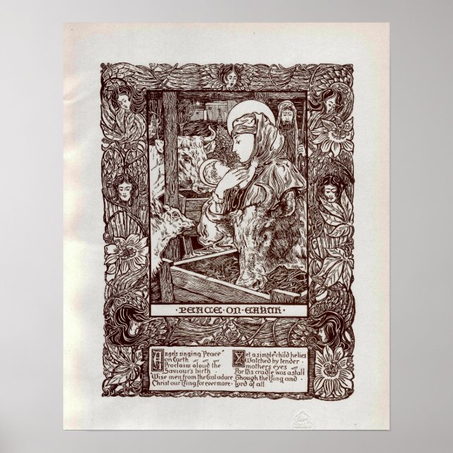 Art Nouveau julkrubba (1898) Poster (Framsidan)