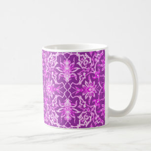 Art nouveau kinesiska plattan - Ametyst Lila Kaffemugg