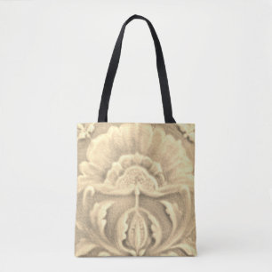 Art nouveau knastrar fullföljandeblomman tygkasse